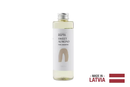 GREENUM Dabīga ķermeņa eļļa SWEET ALMOND, 200 ml